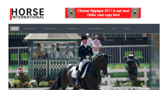 Desktop Screenshot of horse-international.com