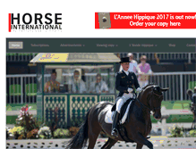 Tablet Screenshot of horse-international.com